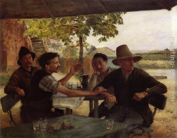 Emile Friant Discussion Politique